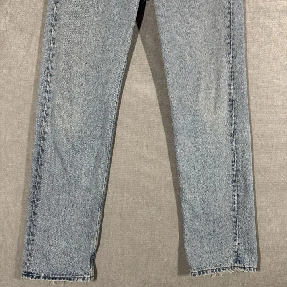 Vintage Levi's 501 Jeans Men's Size 33x34 Light Wash Button Fly 2000s Y2K